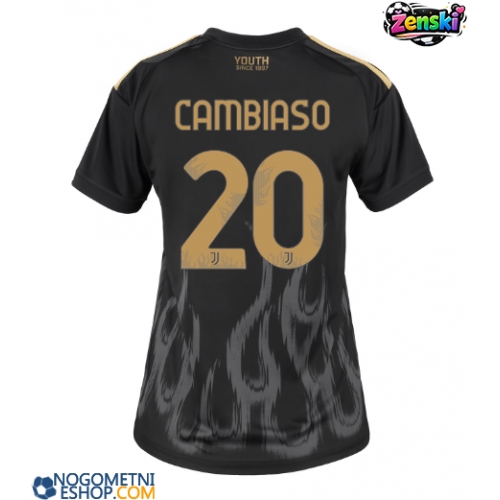 Ženski Nogometni dresi Juventus Andrea Cambiaso #20 Tretji 2026-27 Kratek Rokav